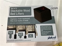 4 pack stackable bed risers