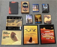 Collection of Dune Books, Movies, Calendar, Etc.