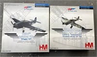Lot of 2 Hobby Master Diecast Airplane Models