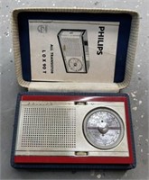 Philips Model L0X90T Pocket Transistor Radio