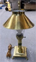Brass Orient Express Library Lamp