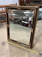 Large beautiful wood framed mirror