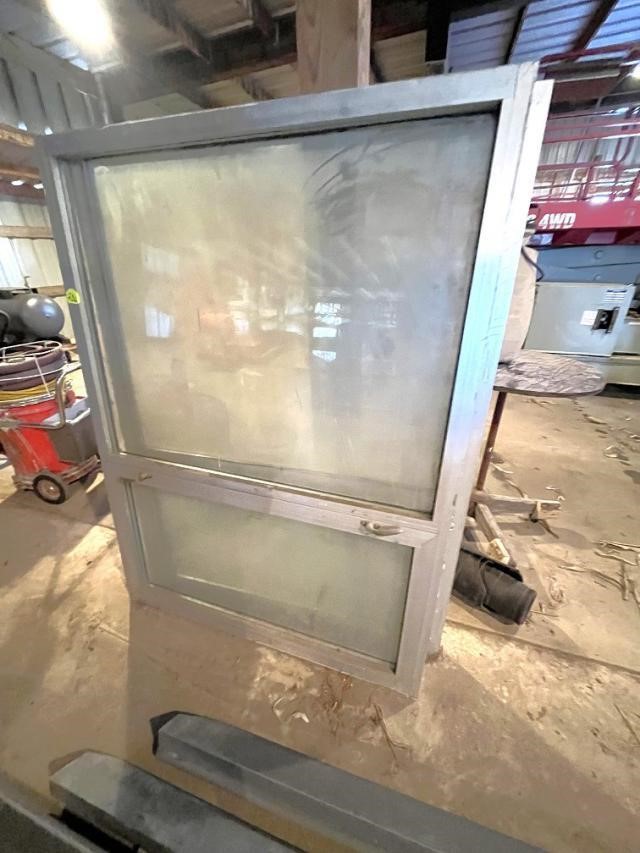 (2) Aluminum 46 Inch x 62 Inch Windows