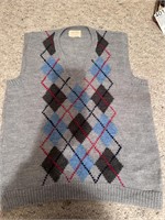 Vintage Argyle Sweater Vest