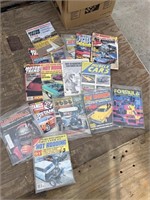 Assorted vintage magazines Motor Trend Rods Hot