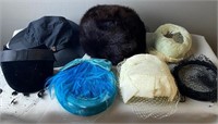 Vintage Women's Hats- Fur, Feathers, Aigner And