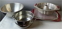 Stainless Bowl, Bundt Cake Pan And More