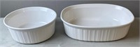 Corning Ware French White Casseroles