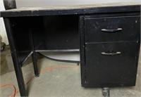 Black Metal Desk