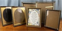6 Table Top Picture Frames