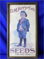 Vintage Framed Advertisement Poster