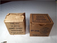2 Lionel Transformers w/ Original Boxes