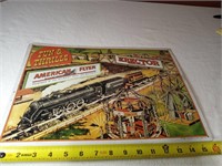 1993 American Flyer & Gilbert Tin Sign