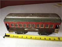 Early Tin Train Electrified Observation Car