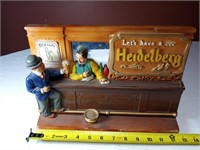 13" VTG Heidelberg Advertising Plaque # 1