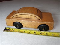 VTG 9" Playskool Wooden Car