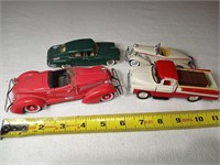 4 Die Cast Cars