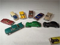 9 Die Cast Cars