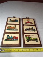 Pair Of  5 1/2" x12" Wall Plaques