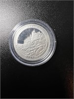 2012-S Silver Proof Quarter Acadia