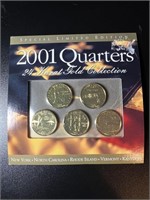 2001 24K Gold Plated Quarters