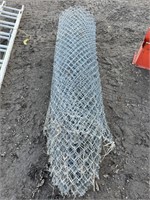 Roll of chain link fence