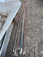 10 T-posts- various lengths