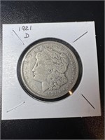 1921-D Morgan Dollar