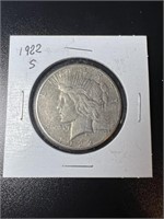 1922-S Peace Dollar