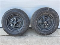 2 tires & rims- 205/70R15