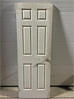 White Wooden door