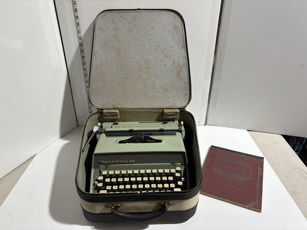 Typewriter in case