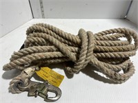 Rope with hook