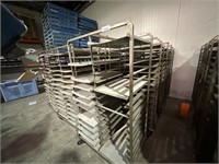 6 Twin Bay 15 Tiered Bakers Trolleys & Trays