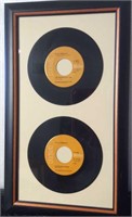 Elvis Presley Two Framed 45s 20x12"