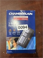 CHAMBERLAIN 3 BUTTON REMOTE RETAIL $39