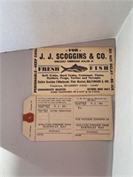 J.J. Scoggins Fish and NJ Shellfish Tags