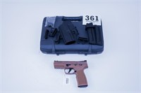 SIG SAUER P322 TAC PAC IN 22LR WITH HOLSTER, OPTIC
