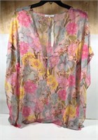 New Olivaceous Fancy Floral Cover Up Large