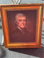 Thomas Jefferson Canvas Rembrant Replica