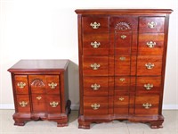 Chippendale Block-Front Chest + Nightstand