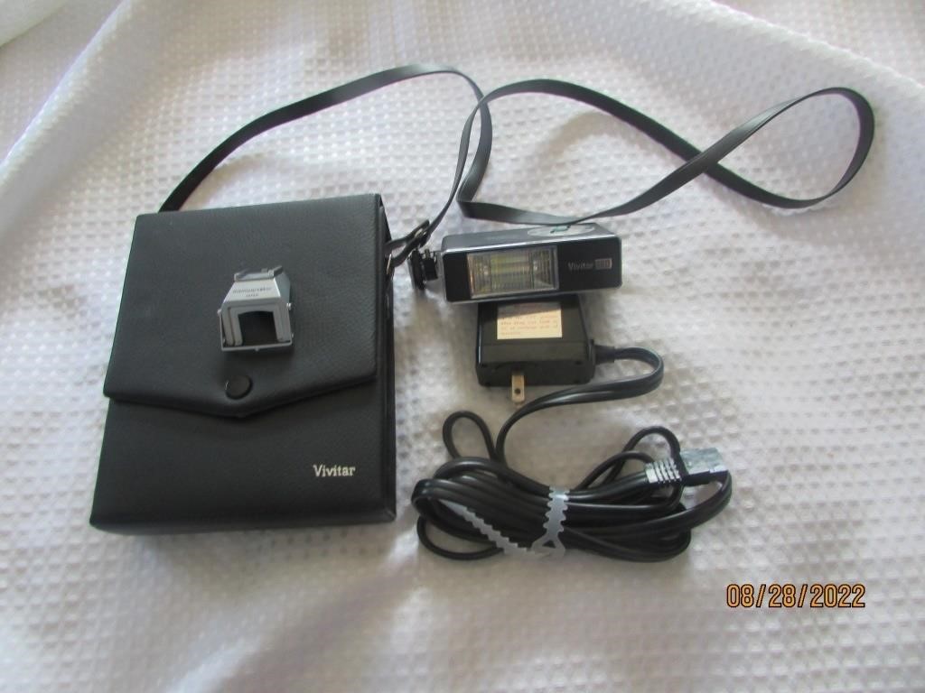 Vintage Vivitar Electronic Flash Model 160 W/Case