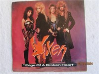 Record 7" Vixen Edge Of A Broken Heart
