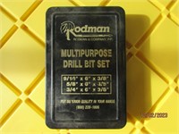 Tools Rodman Multipurpose Drill Bit Set 3PC