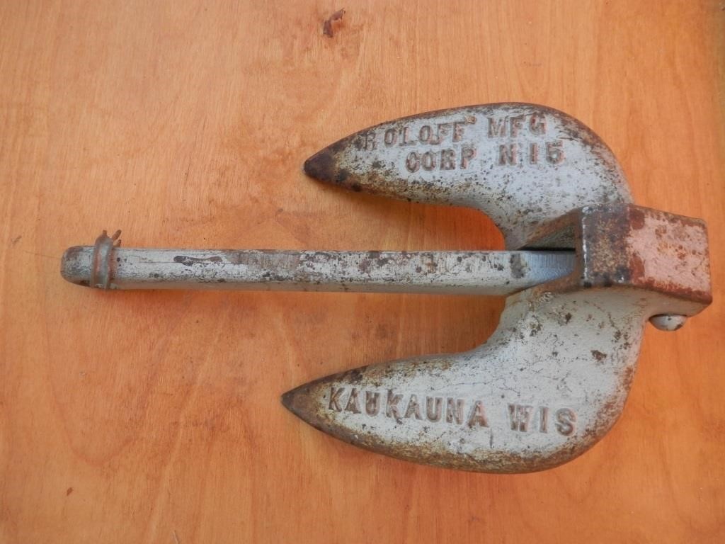 Tools Antique Roloff MFG. Corp Anchor N15 Kaukauna