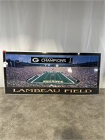 Lambeau Field print. Packers and Dolphins.