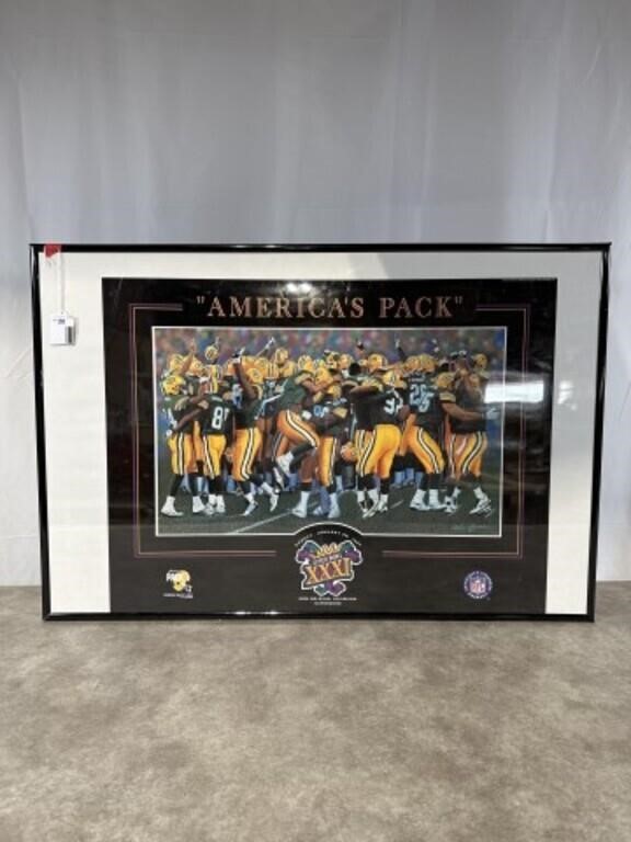 America's Pack Super Bowl 31 Poster.