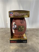 Authentic NFL Wilson Football signed by Ron Wolf