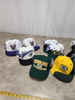 Packer Hats, most have never been worn