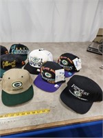 Packer Hats, mostly superbowl related